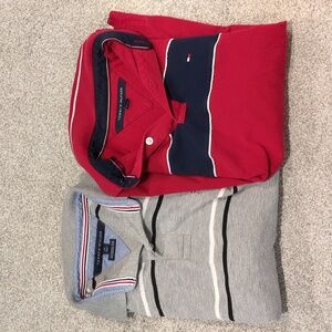 Set Of Two Tommy Hilfiger Short Sleeve Polo Shirts Size Small